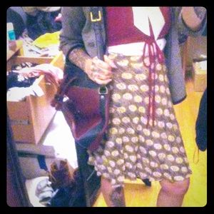 Vintage skirt and CK blouse